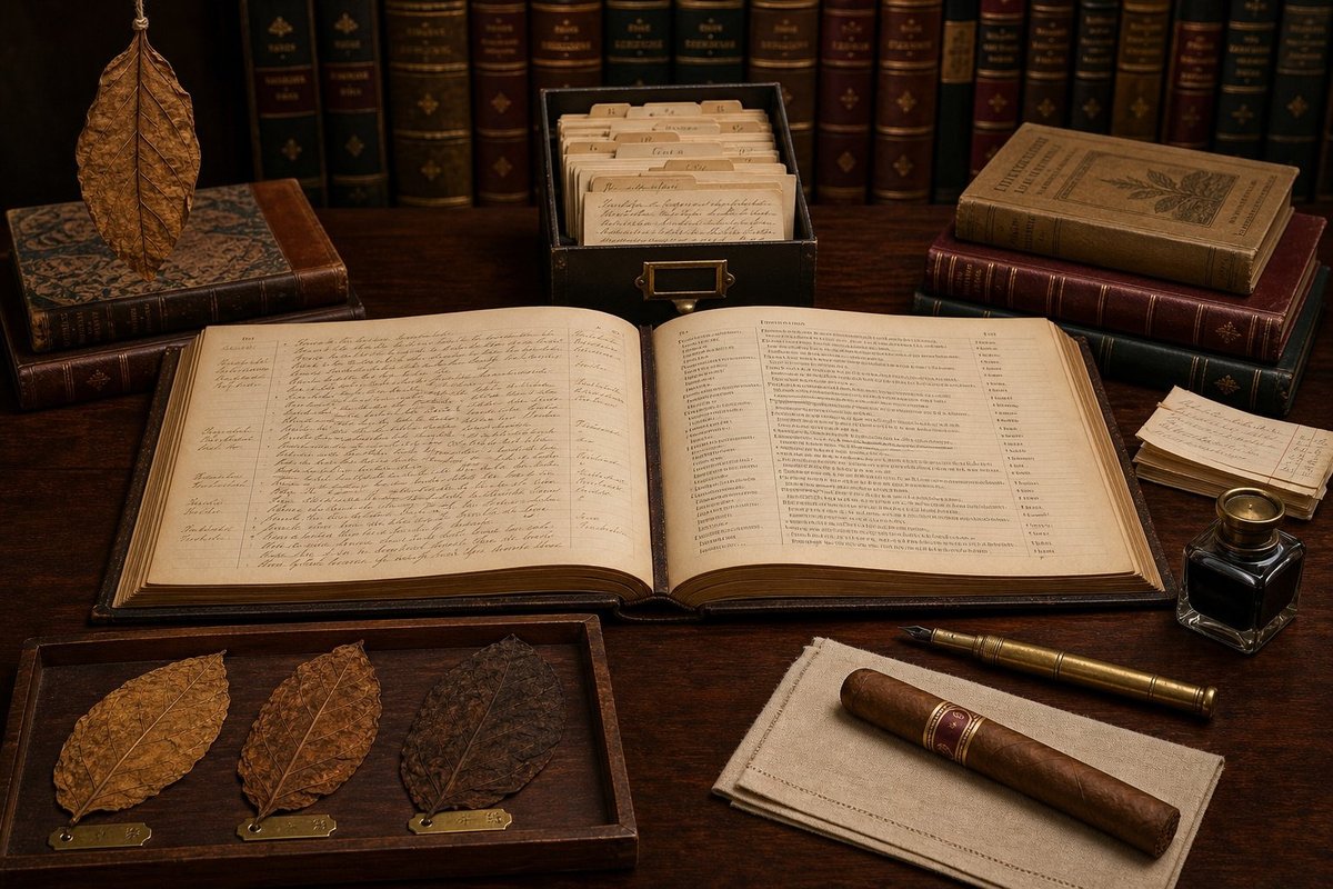 Cigar glossary on the editorial desk