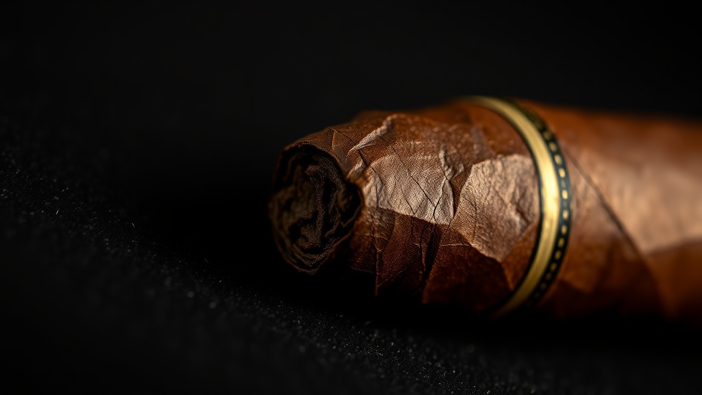 Tobacco leaves arranged on the editorial bench showing different priming positions